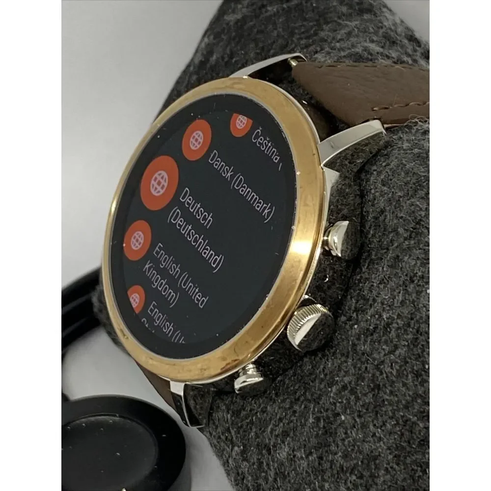 Fossil Gen 4 Authentic Digital Dial Smart Watch Custom Band FTW6016 DC913